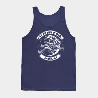 Out of This World Space Astronaut Fan Tank Top